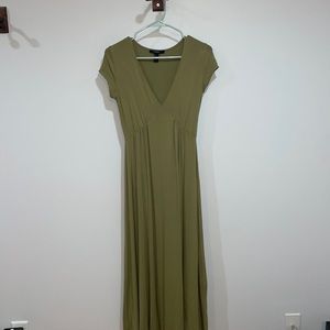 Forever 21 Sage Green Maxi Dress